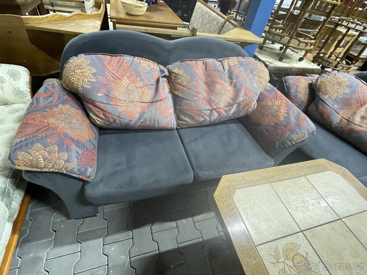 sedací souprava 3 + 2 + 1 + bobek - 6