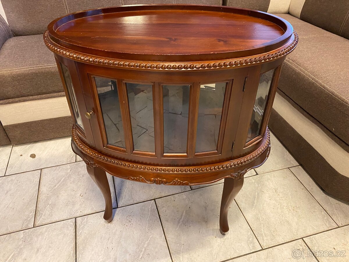 oválný bar servírovací stolek - 6