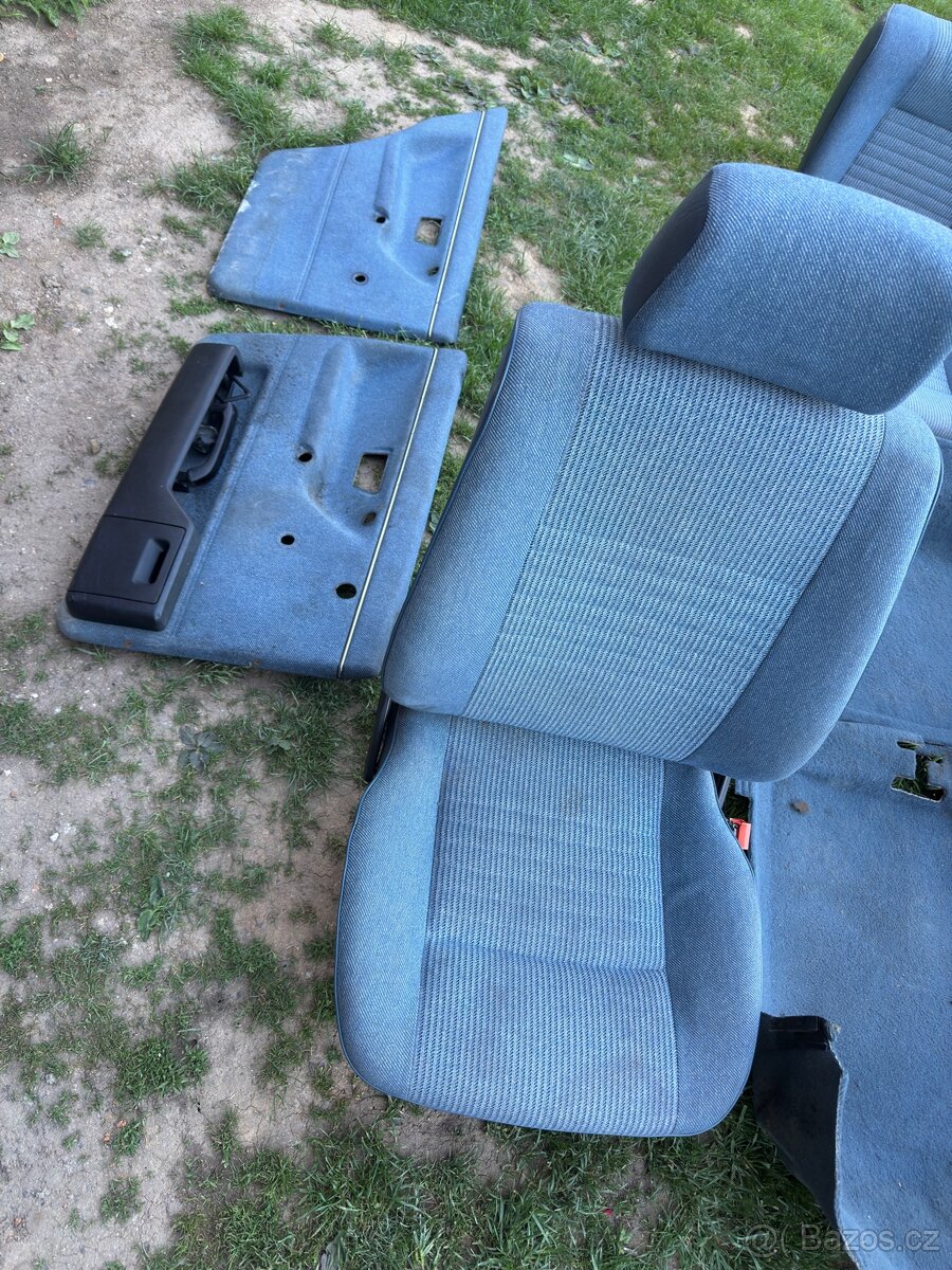 Modry interie vw jetta mk2 kompletni - 6