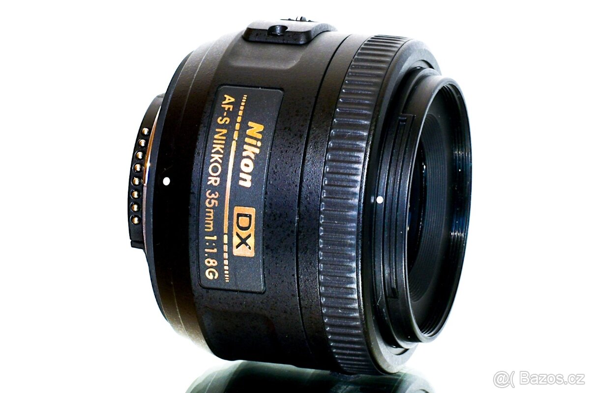 Nikon AF-S Nikkor 35mm 1:1,8 G + UV filtr TOP STAV - 6