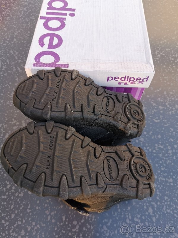 Dětské kožené boty PEDIPED, vel. 24, min.nošené - 6