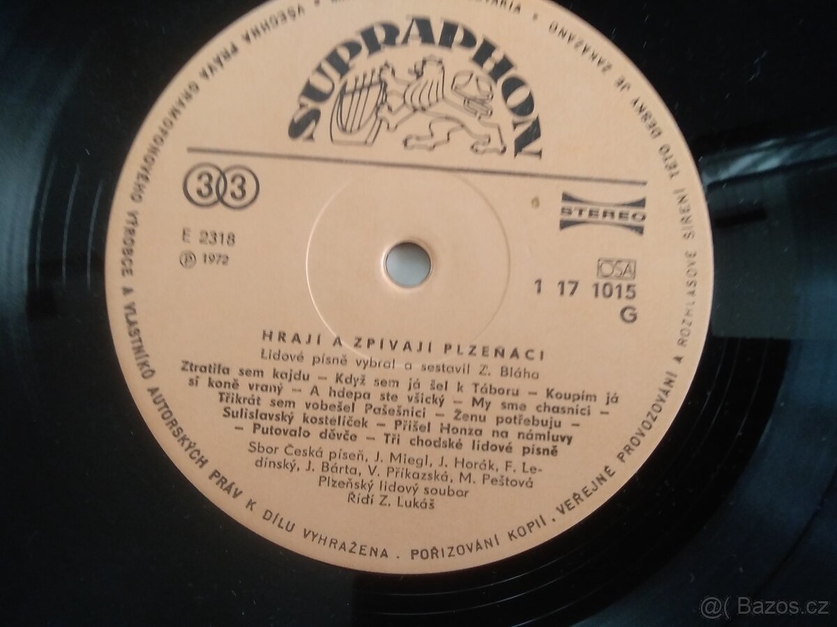 LP vinyl Budvarka,l Moravanka, Plzeňáci - 6