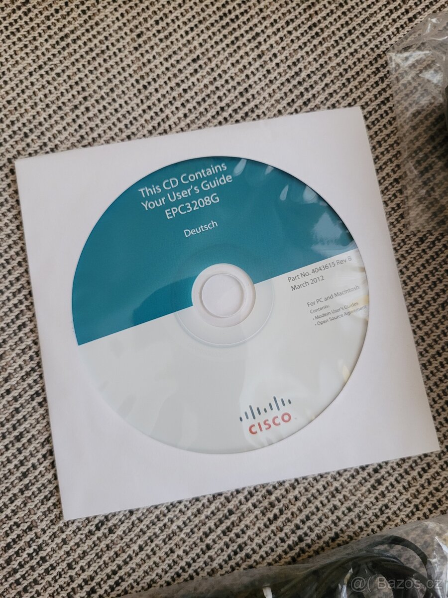 Kabelový modem EPC3208G zn. Cisco - 6
