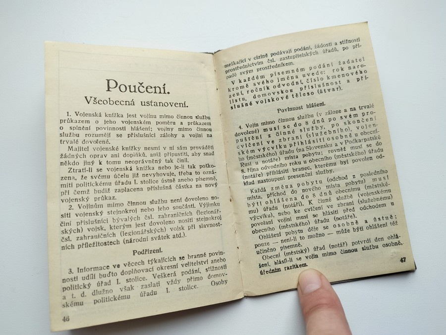 Vojenská knížka Pěší pluk 4 Hradec Králové / Vysoké Mýto - 6