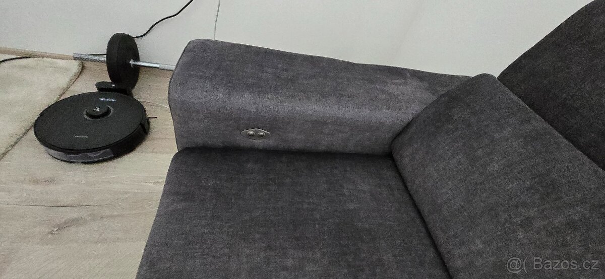 Sedací souprava šedá - 6