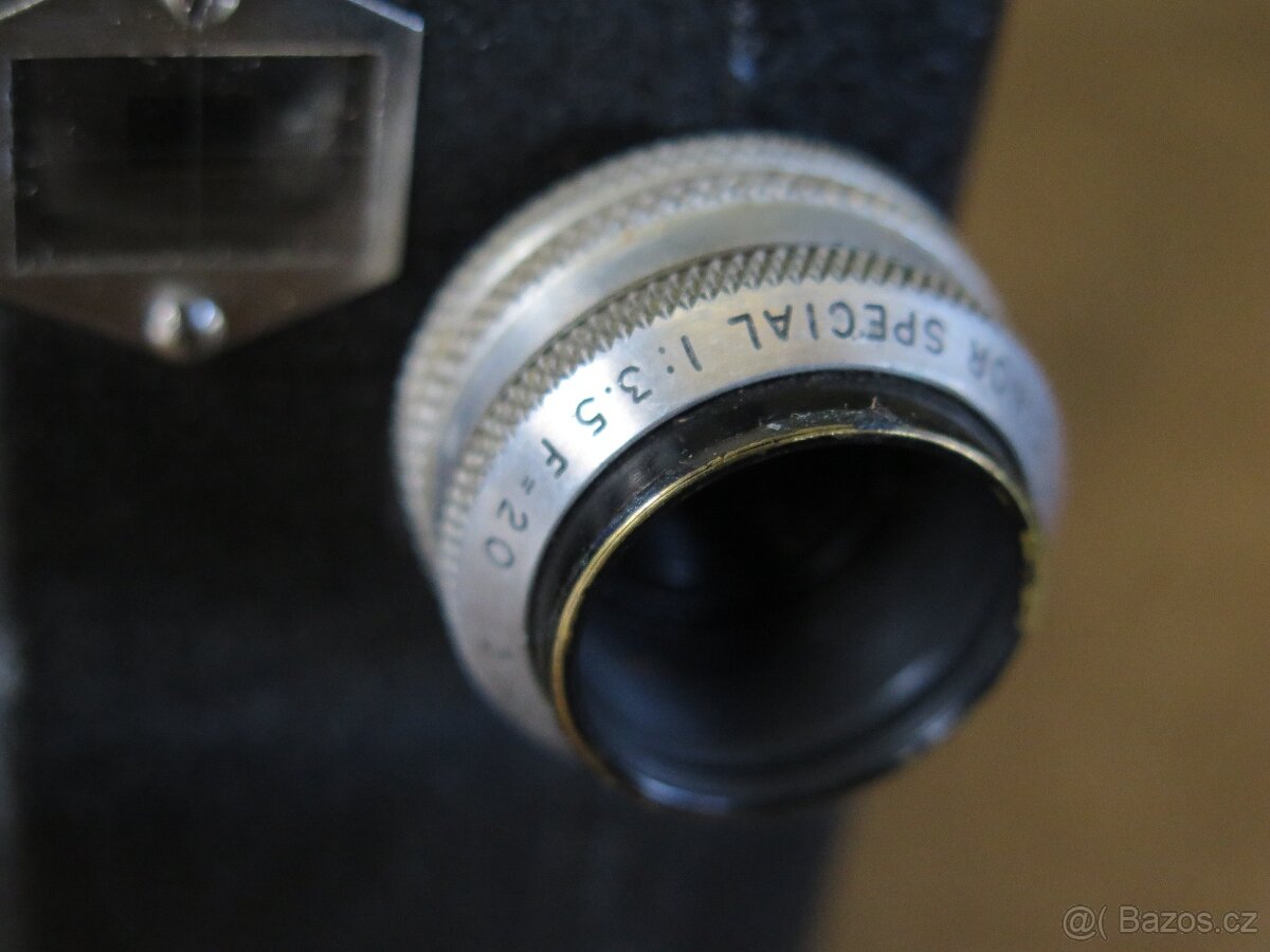 Pathé Motocamera - starožitná filmová kamera 9,5 mm cca 1935 - 6