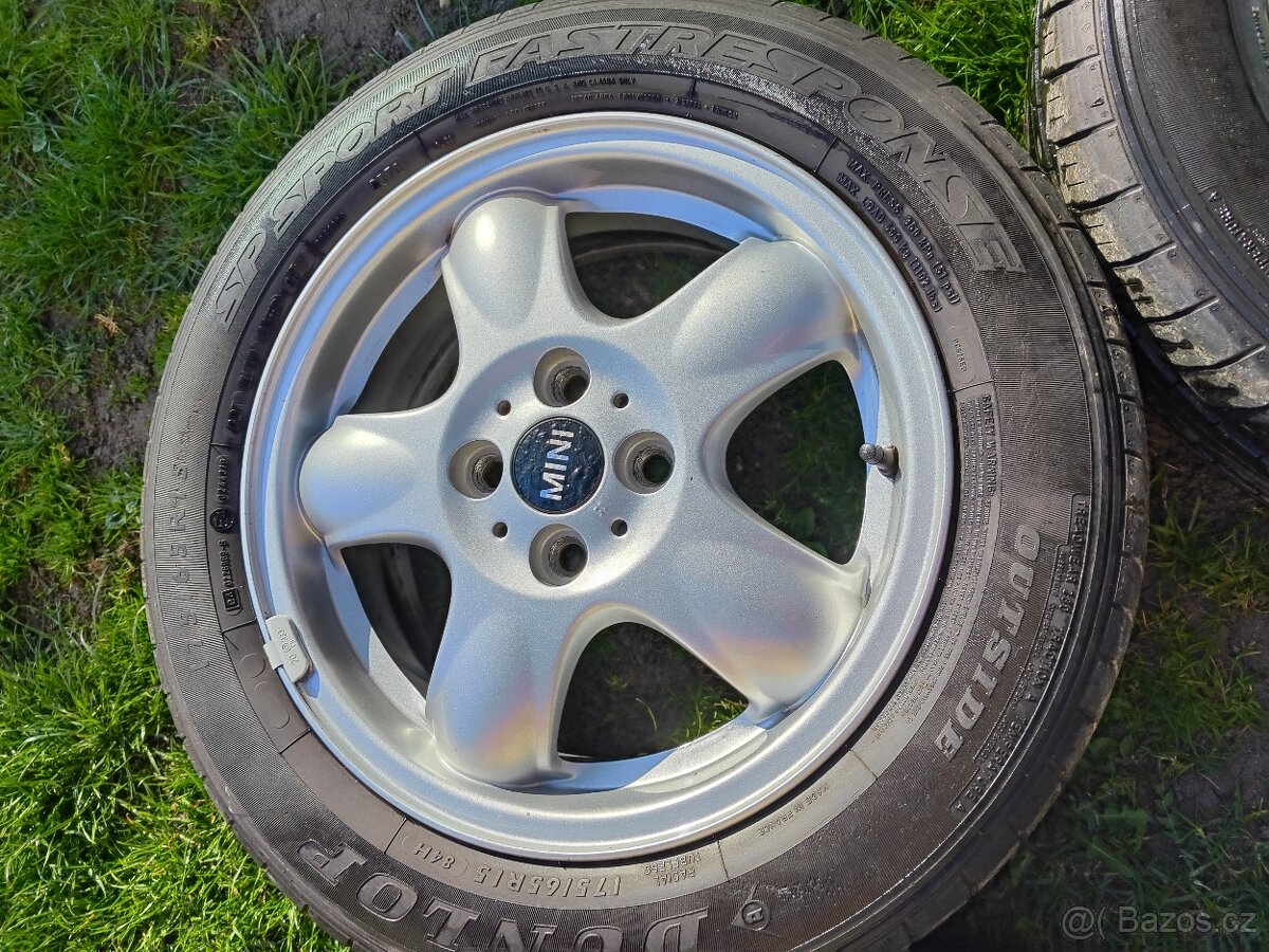 Letní sada MINI 4x100 r15 Dunlop 175/65/15 - 6