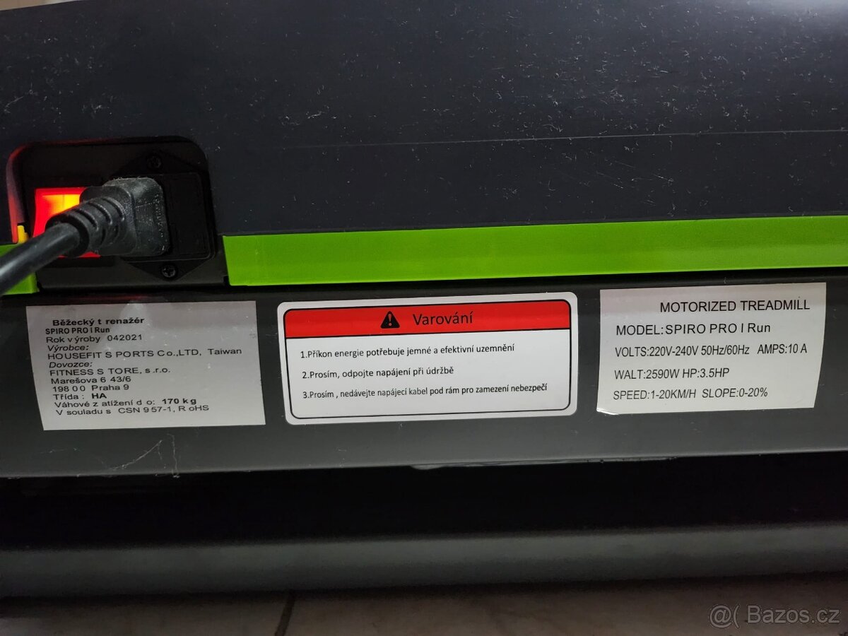 Běžecký pás Housefit Spiro Pro iRun - 6