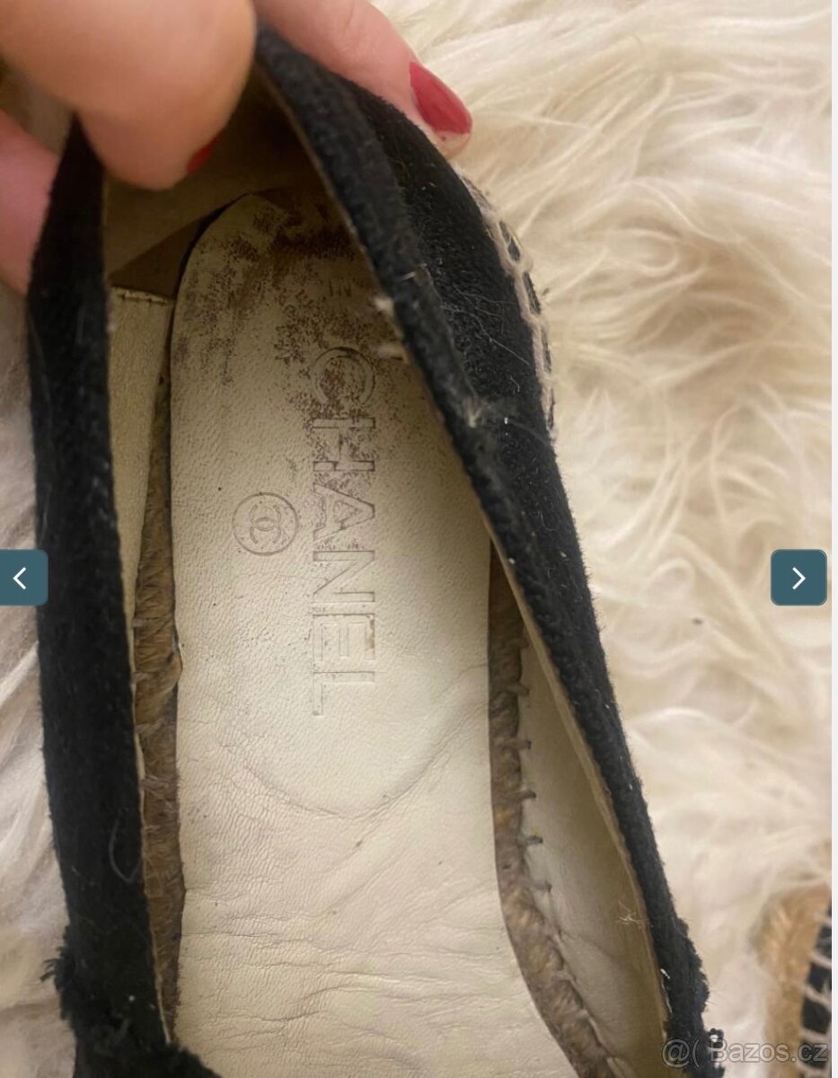 Espadrilky CHANEL vel.38, ÚČET - 6