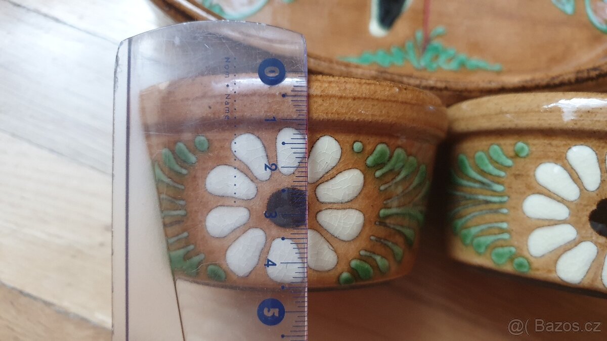 Originální Alsaská Keramika (Soufflenheim) - Terina a Misky - 6