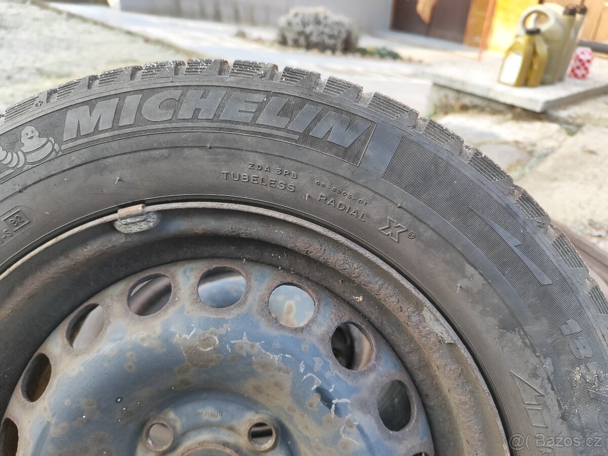 4x Disky + Zímní pneumatiky Michelin Alpin A3 185/65 R14 86T - 6