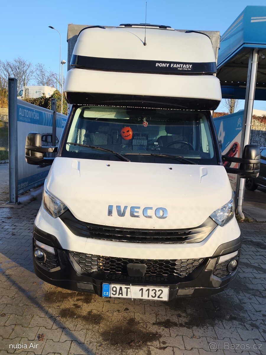 IVECO Daily 50C18HA8Z valník s plachtou a hydraulickým čelem - 6