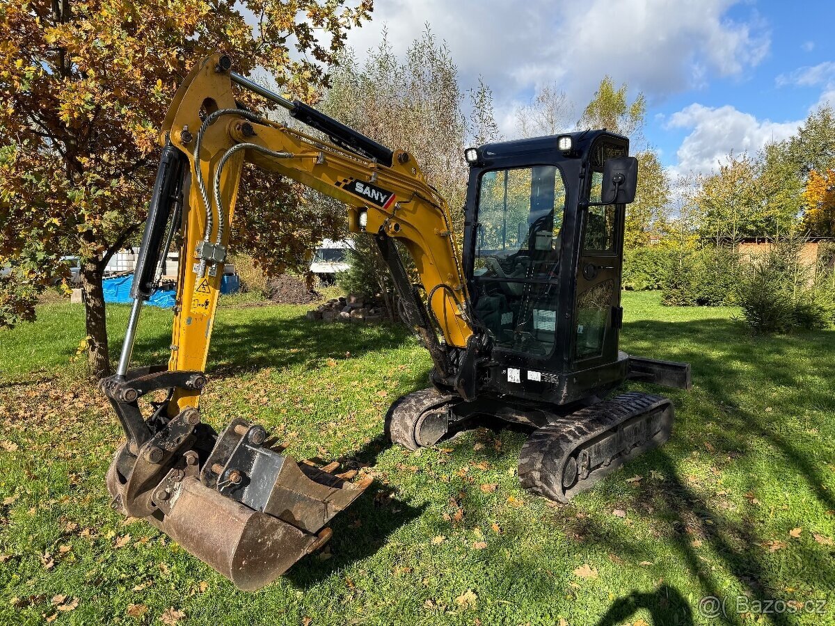 Sany sy26 Minibagr 2.8T + 3x lžíce rok - 2022 - 6