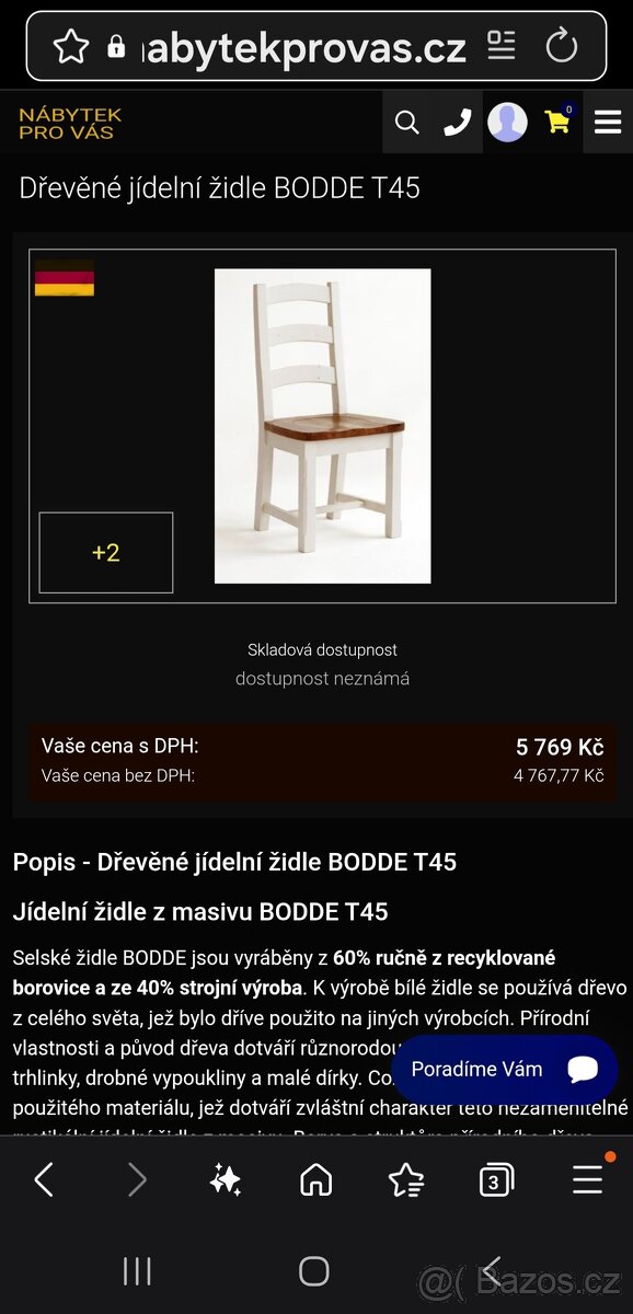 SET MASIVNÍHO KVALITNÍHO NÁBYTKU - 6