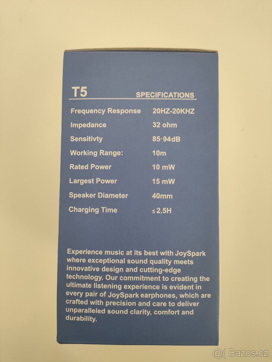 #076 JoySpark T5 bezdrôtové slúchadlá - 6