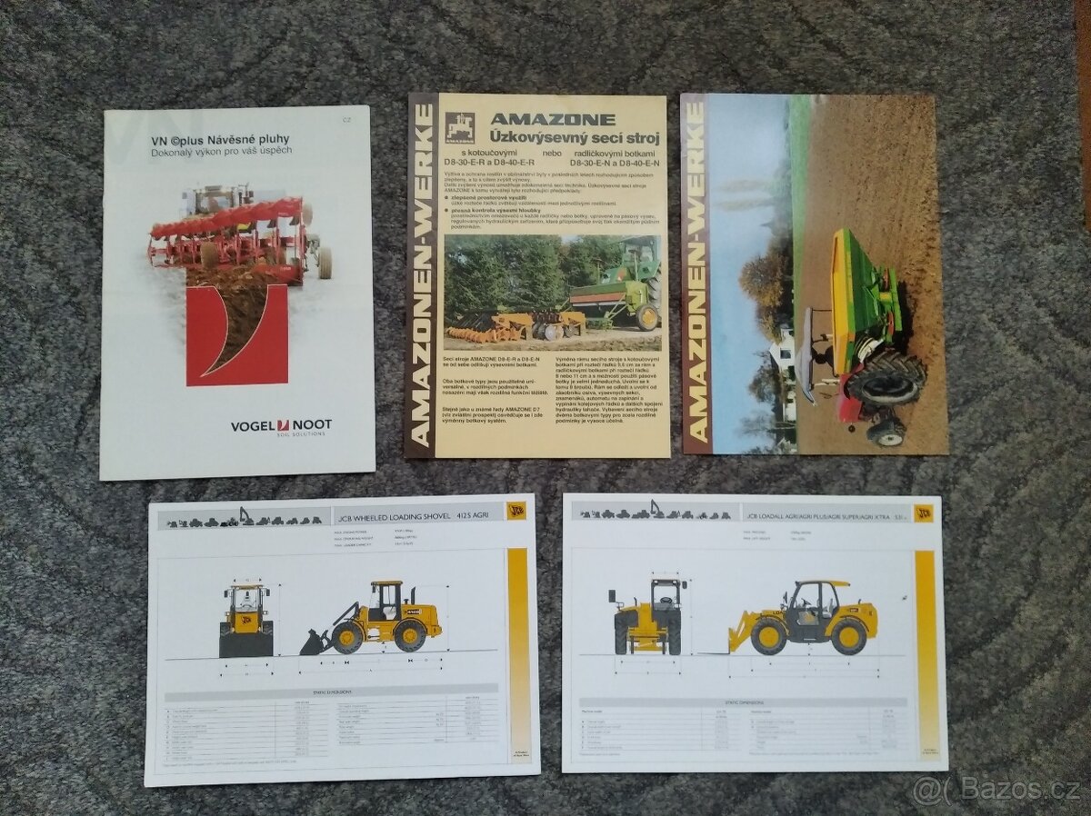 Prospekty zemědělské techniky a traktorů - 6