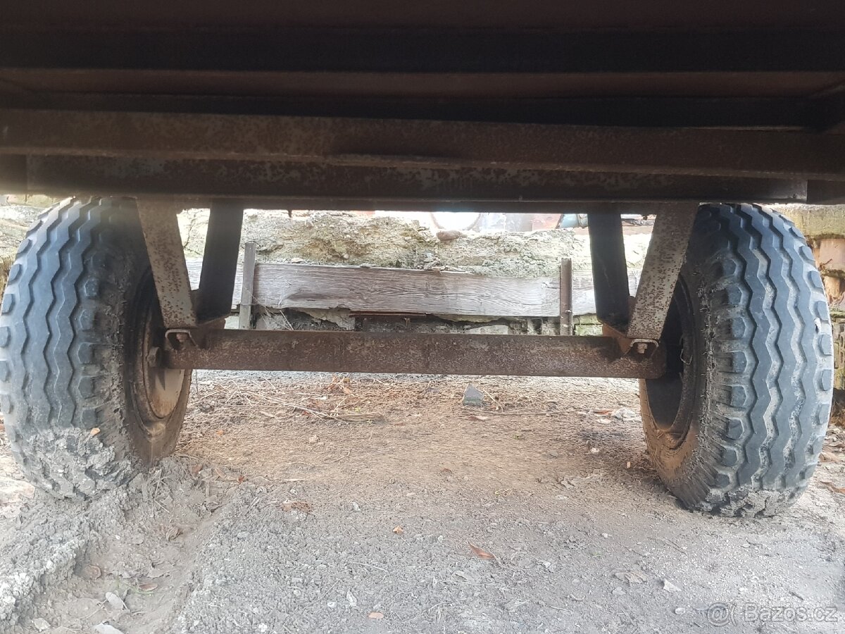 vlek za traktor ,vůz , vlečka , vozík ,kára - 6