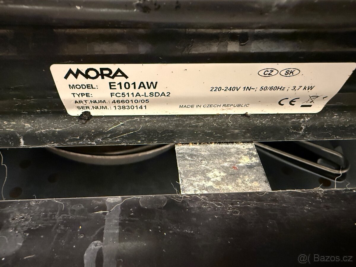 Prodám elektrický sporák MORA E 101 AW - 6
