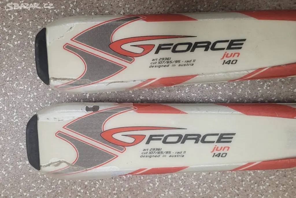 dětské lyže Blizzard Gforce - délka 140cm - 6