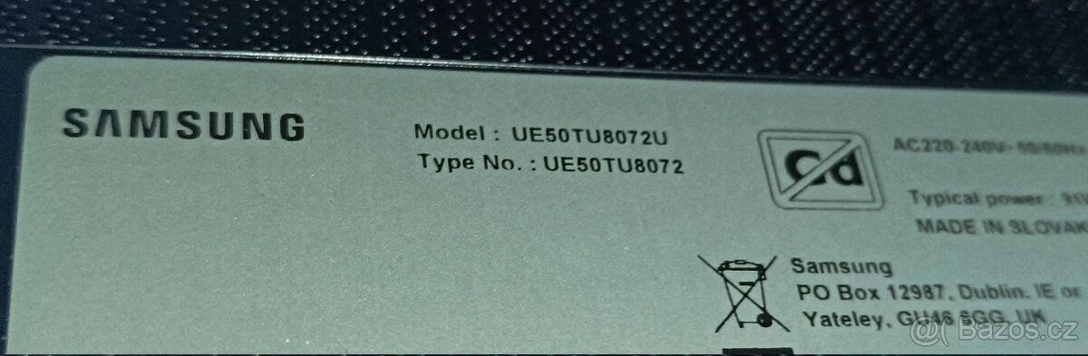 50(127cm) TV Samsung UE50TU8072 - 6