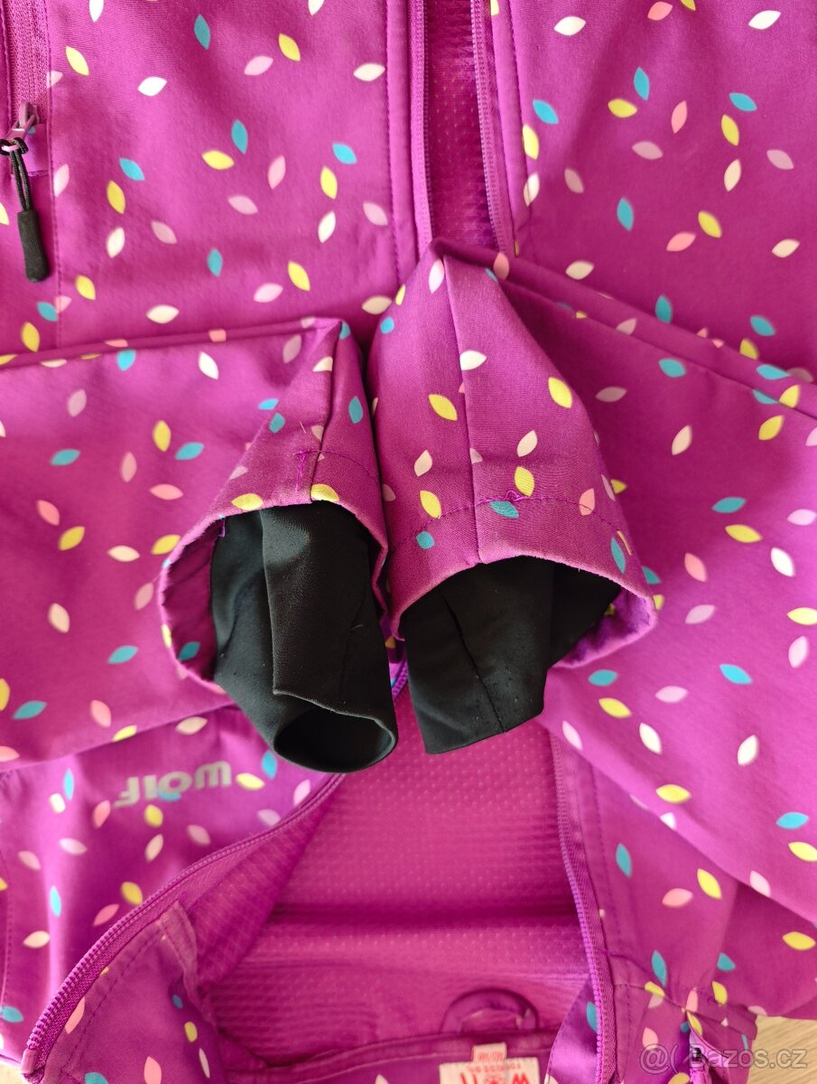 Dívčí lehká softshelová bunda Wolf vel. 152/158 - 6