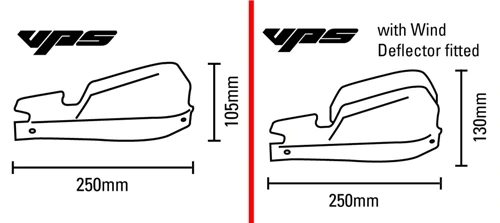 Plasty VPS pro Barkbustes chrániče - černé s černým rozšířen - 6