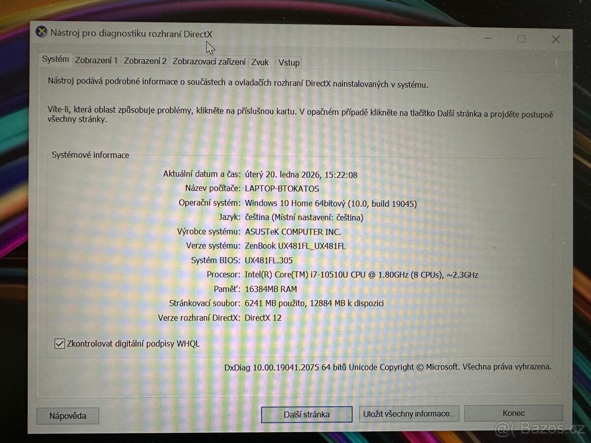 Notebook Asus Zenbook Duo UX481FL - 6