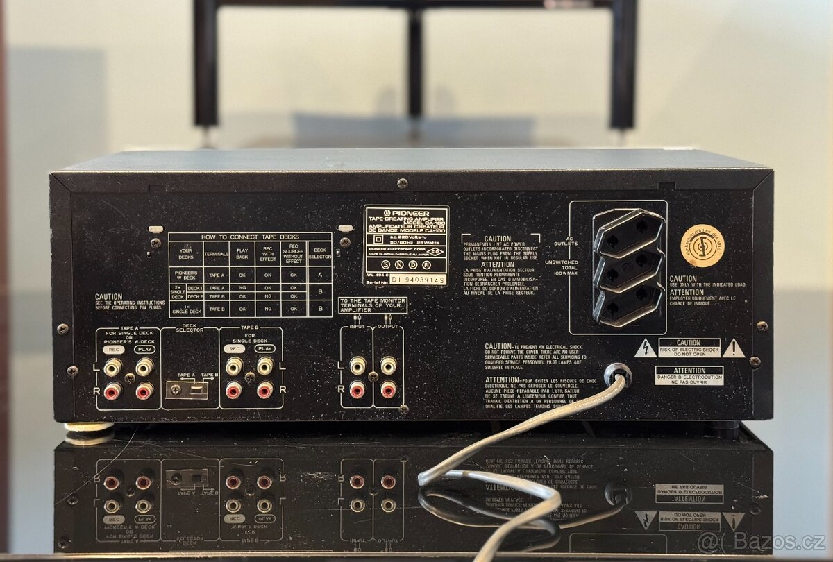 Pioneer CA-100 Tape Creating Amplifier - 6
