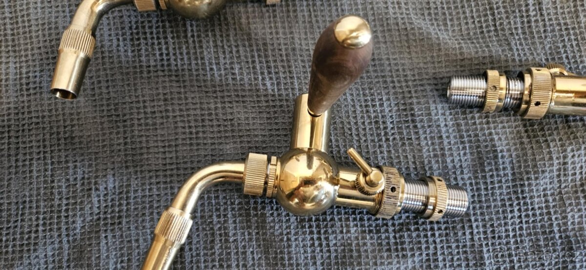 Výčepní kohout Baroko - zlatý - 6