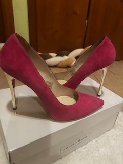 SERGIO BARDI růžové LODIČKY VEL.39 nové - 6