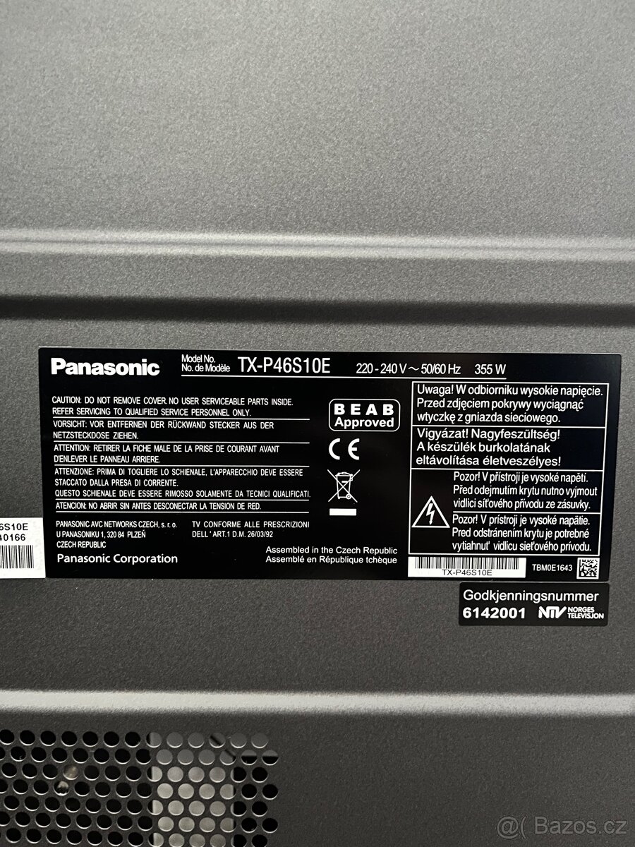 TV panasonic viera TX-P46S10E 116cm - 6