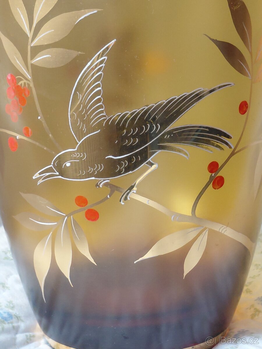 Stará váza- ruční malba - 6