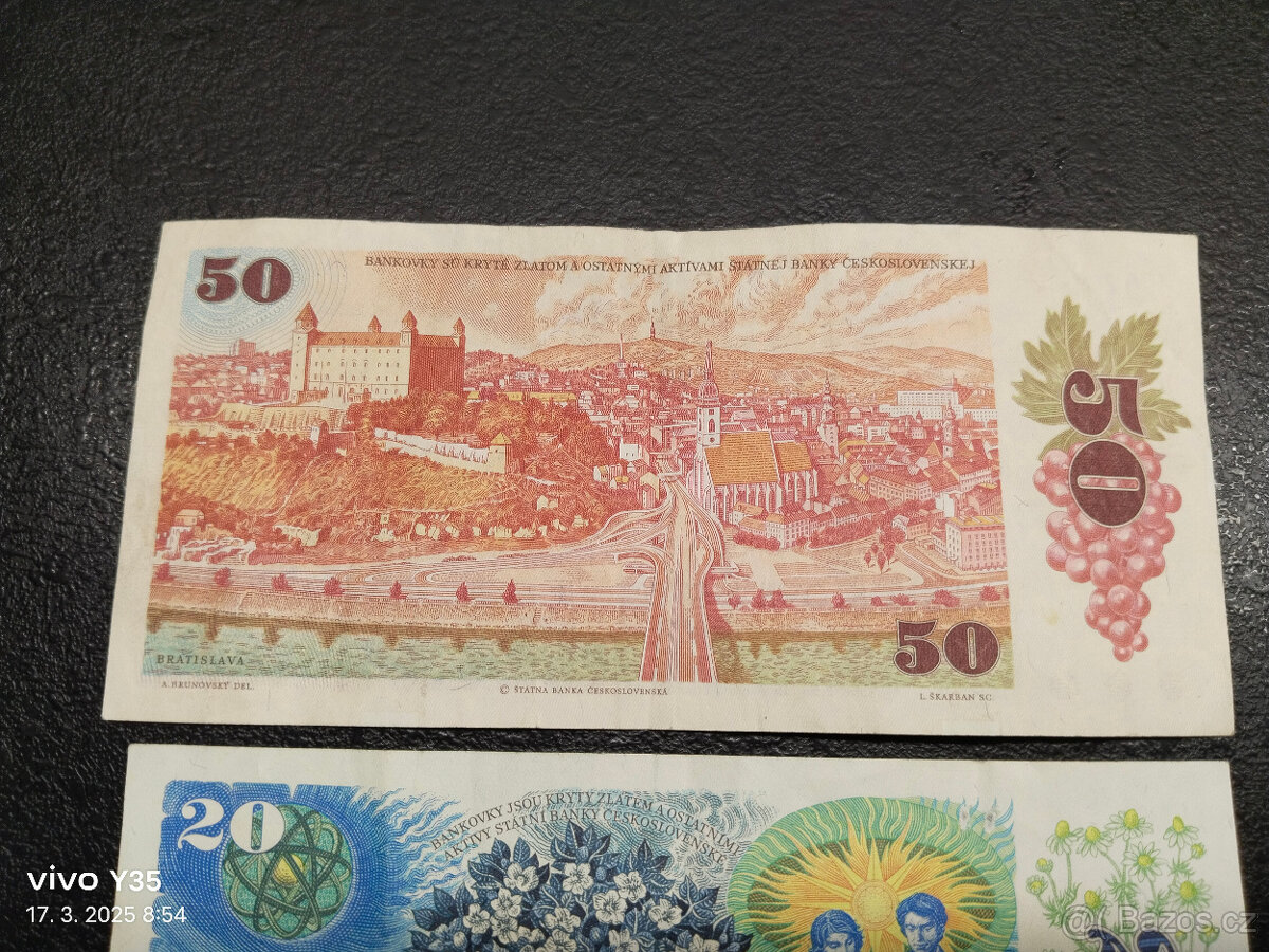 Bankovky Československo 1985 - 1988 - 6