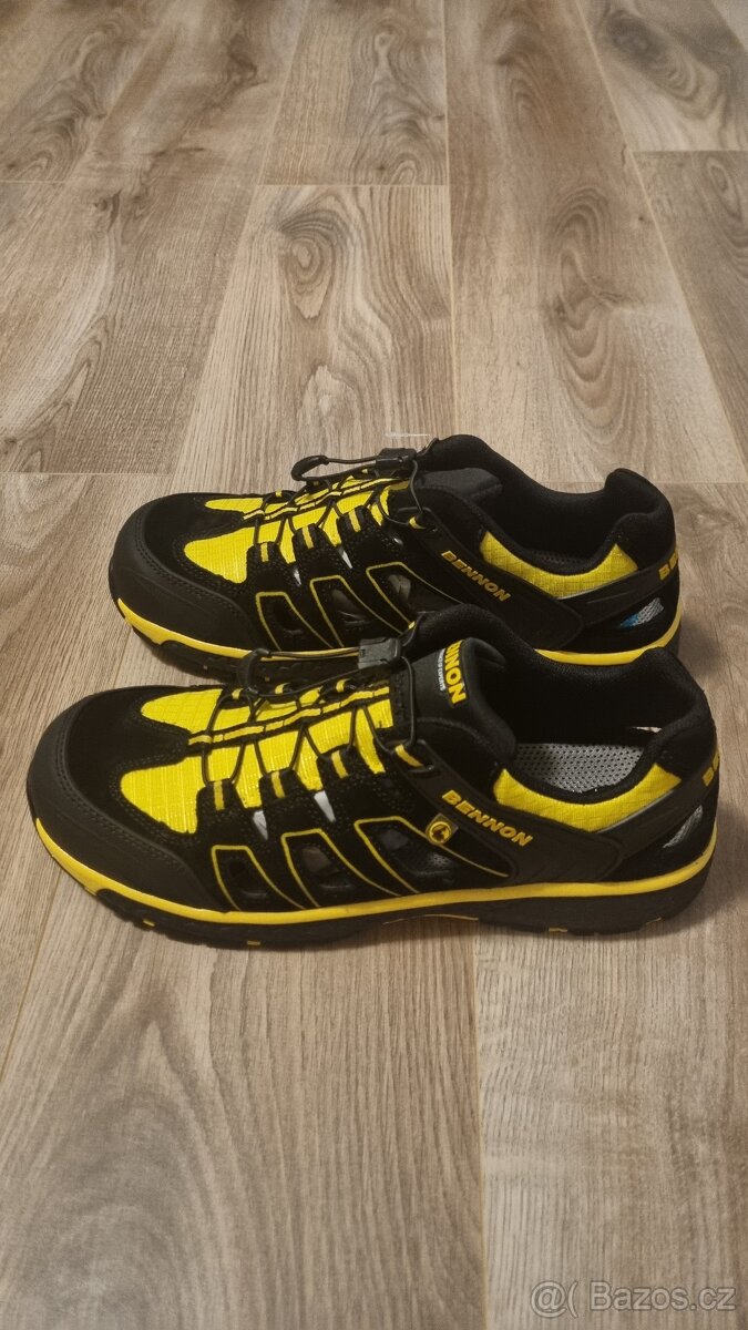 Pracovní sandály Bennon BOMBIS S1 ESD NM žluté - 6