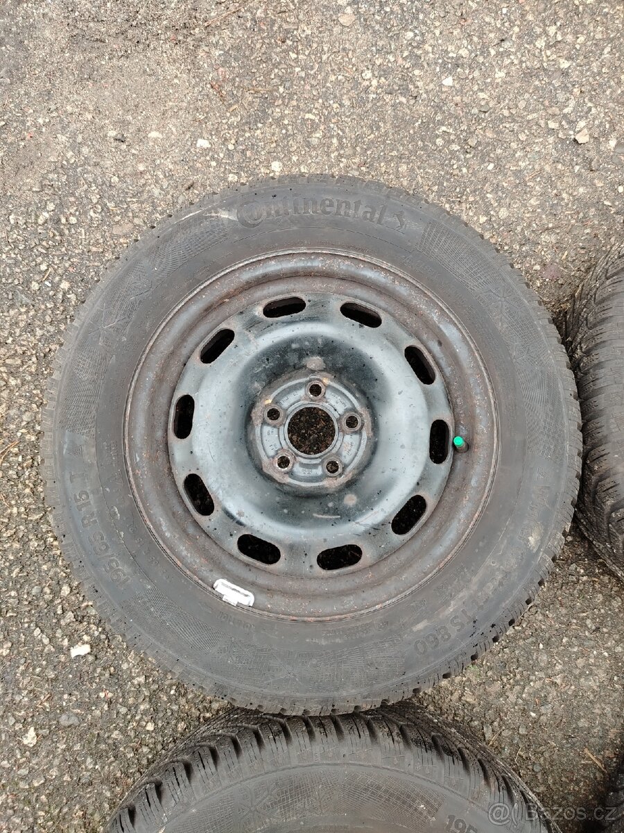 Sada zimních kol 195 65 R15 Continental Škoda Octavia 1 - 6
