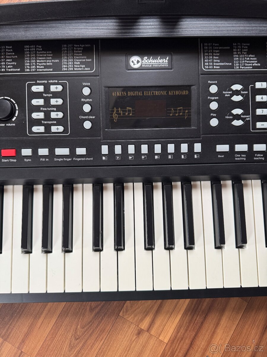 Klávesy Schubert 300 RHYTHM - 6