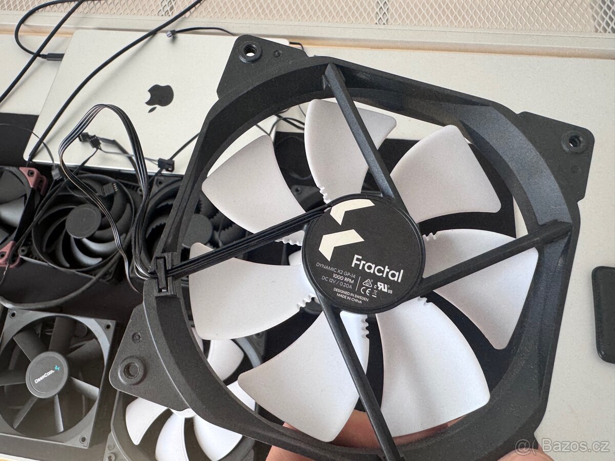 Vodní chlazení - ventilátory, pumpa, fitinky - 6