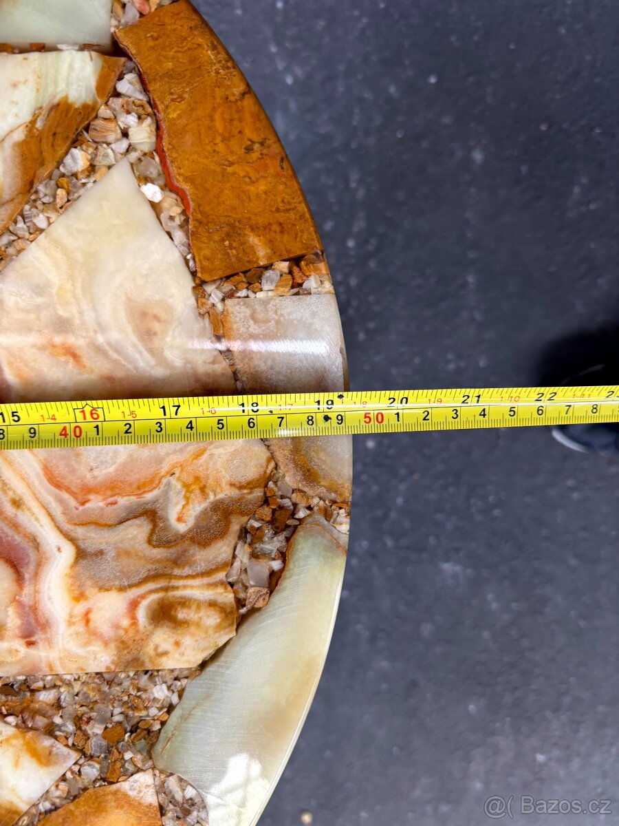 Odkládací mramorový stolek (132037) - 6