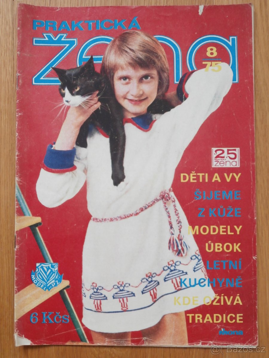 9 x módní časopis PRAKTICKÁ ŽENA. 1975 - 6
