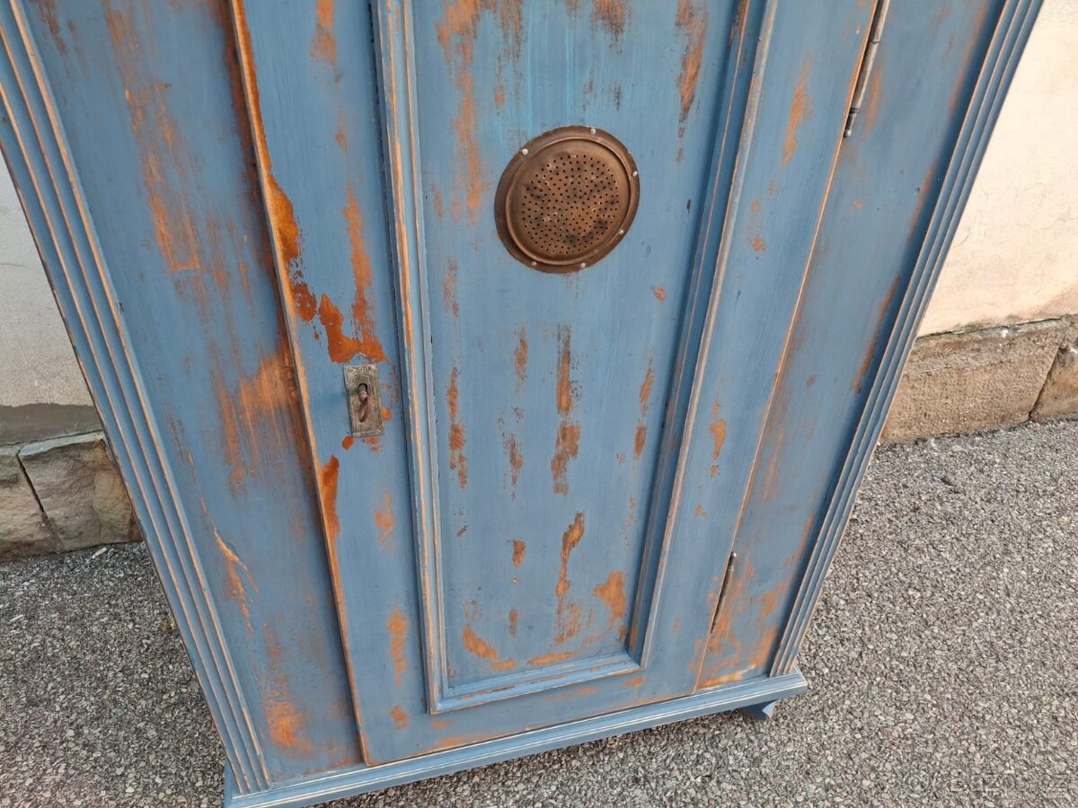 KRÁSNÁ STARÁ ZDOBENÁ POTRAVINKA V PATINĚ - 6