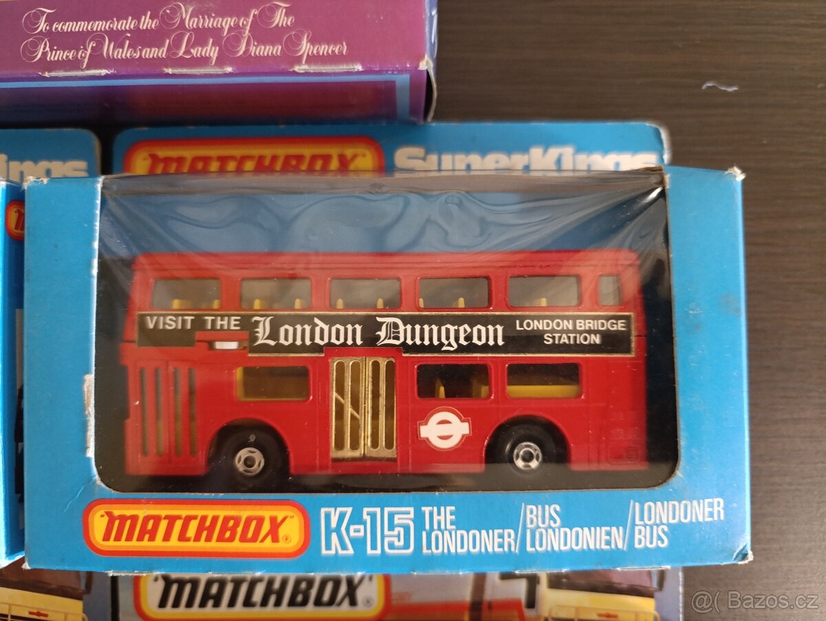 Matchbox SuperKings K-15 London Bus - 11ks RARITA. - 6