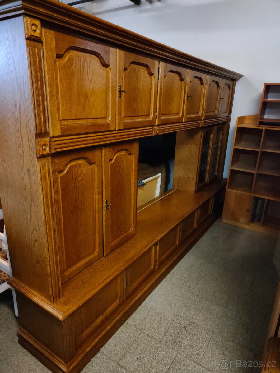 Stěna obývací rustikal - 6