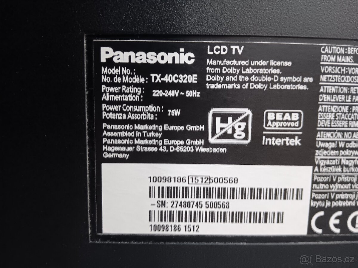 Panasonic TX-40C320E,100cm,Full HD,2xHDMI,USB - 6