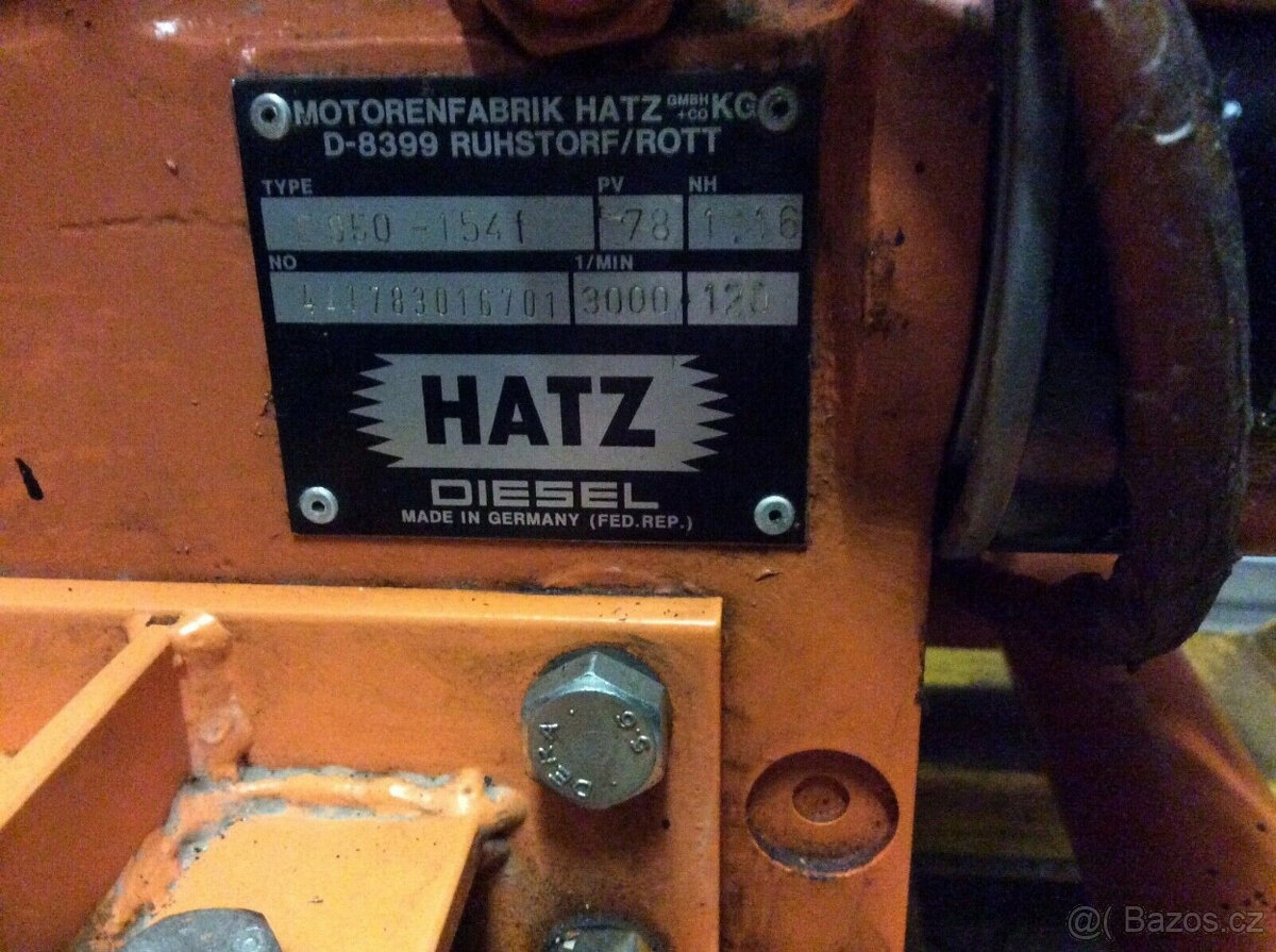 Dieselový generátor Hatz, Bosch Eisemann 220-380 V - 6