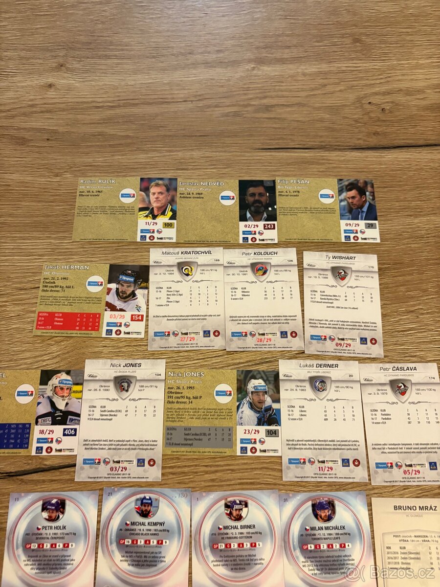 Hokejové kartičky - 6