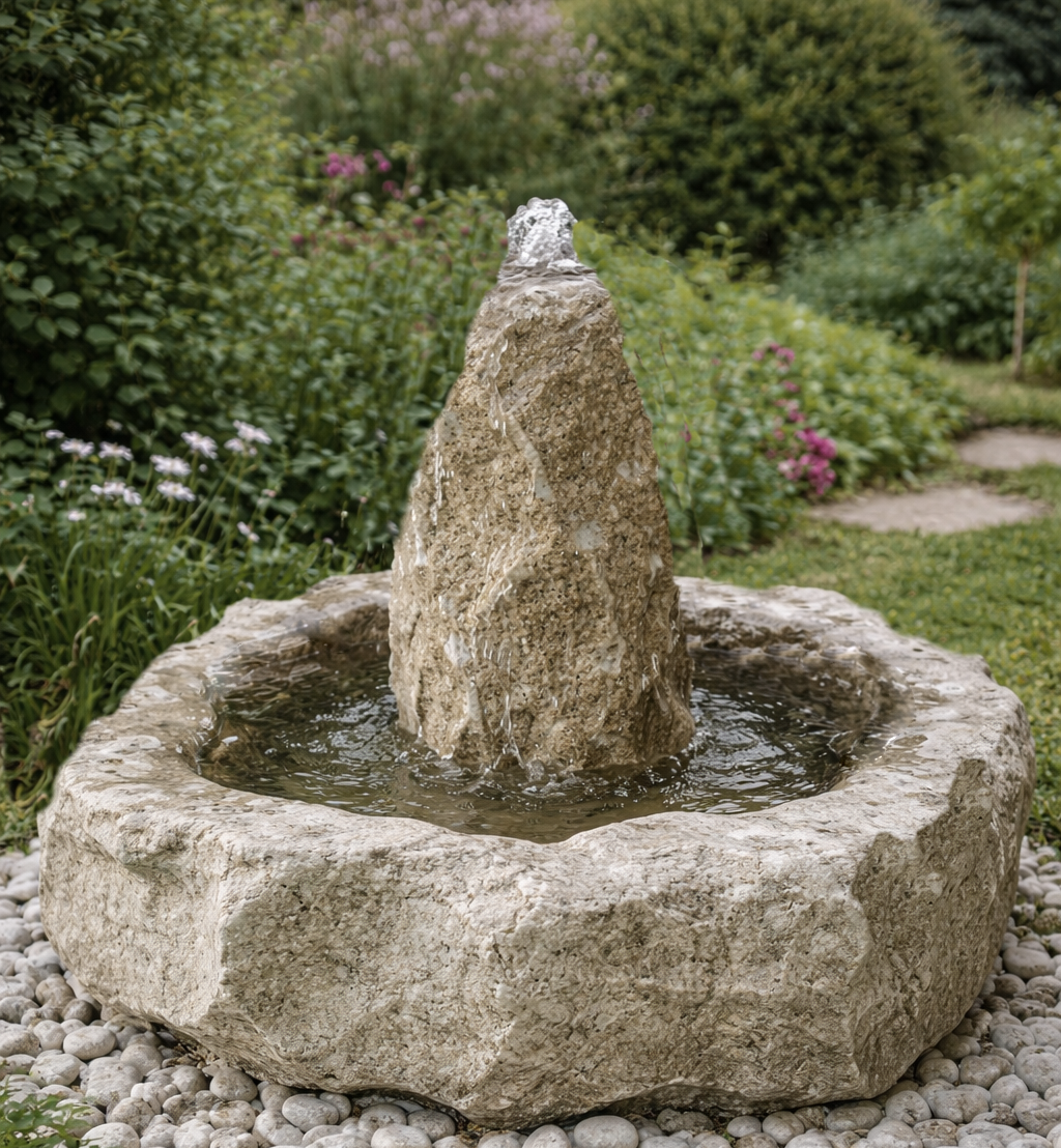 Kamenné fontány do zahrad - 6