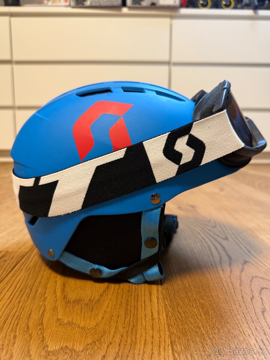 Modrá lyžařská helma Scoot - 6