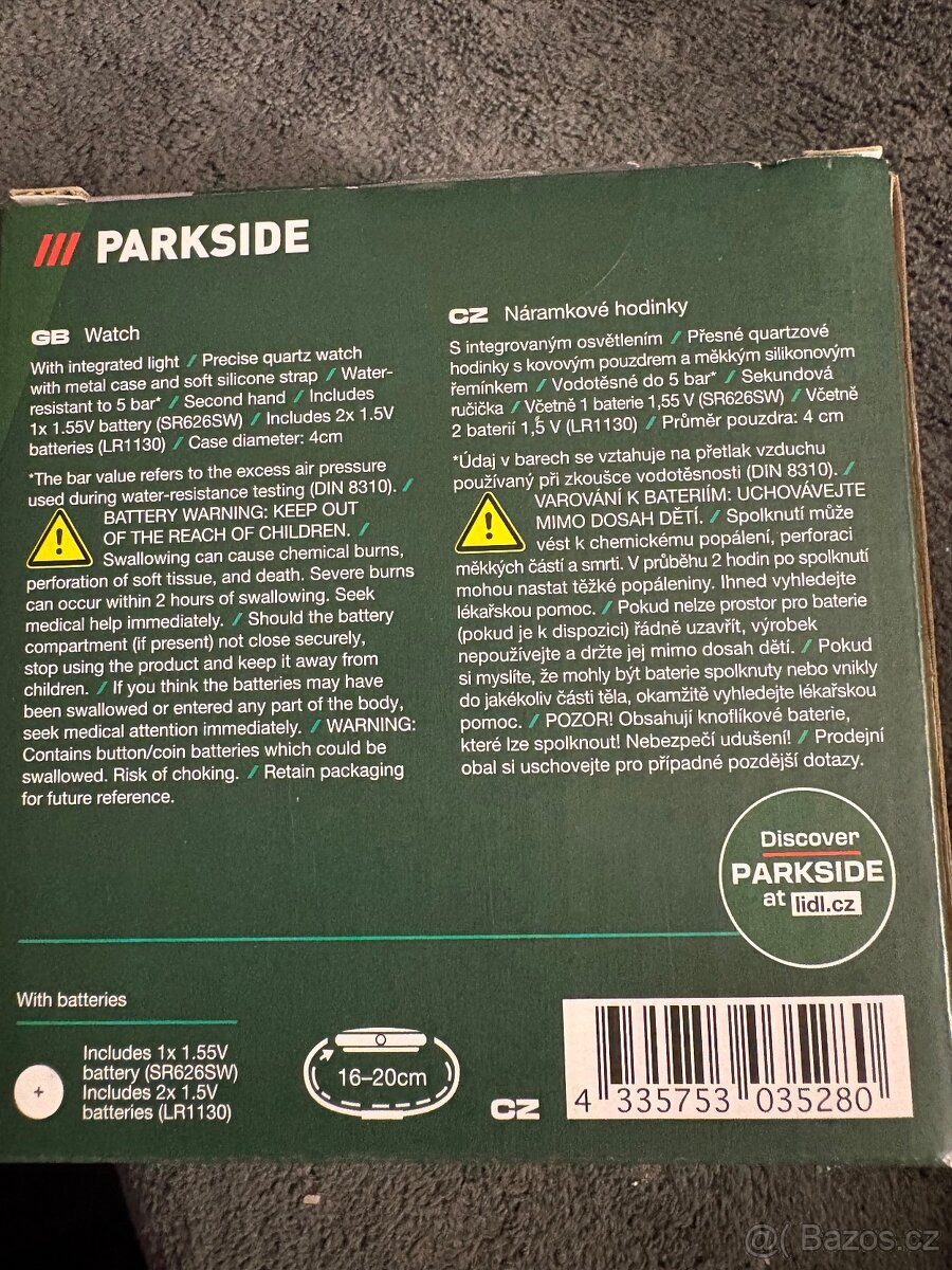 Prodám hodinky Parkside Fan edition - 6