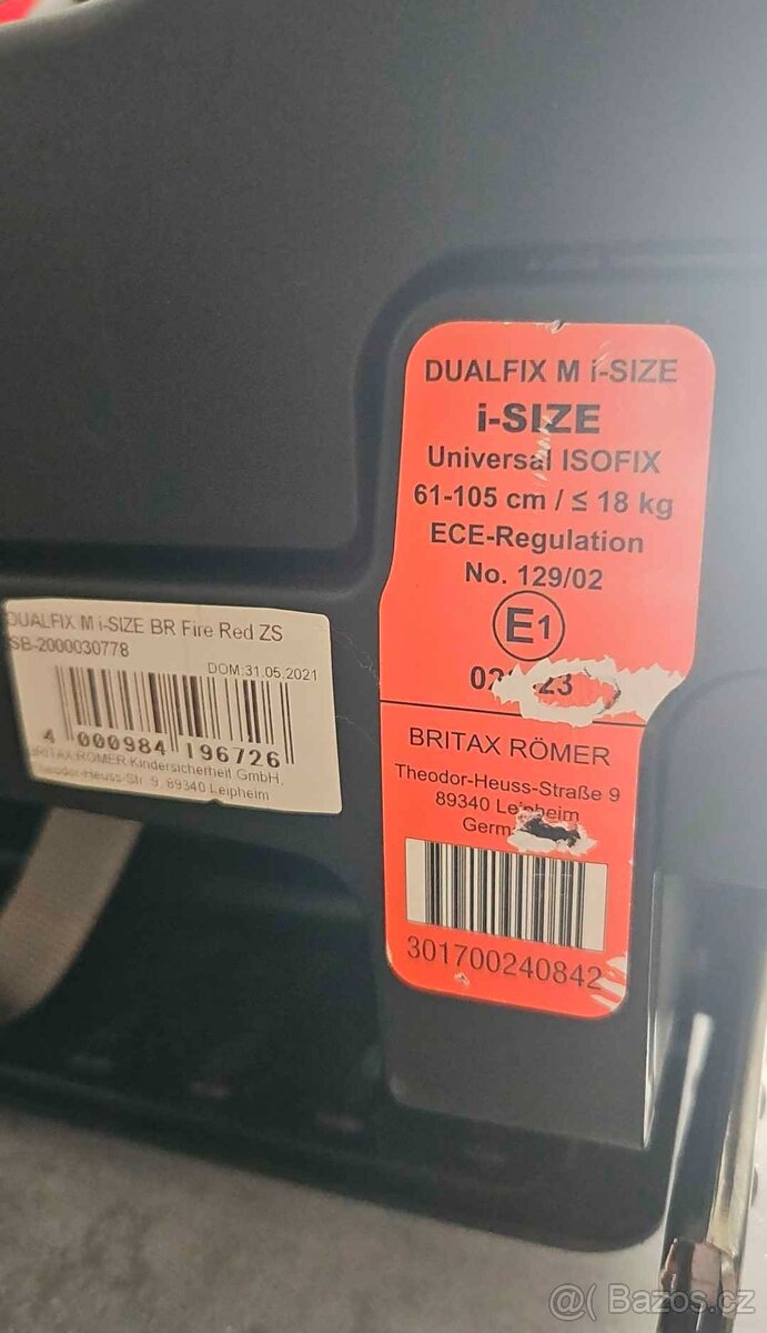 Autosedačka Britax Romer Dualfix M - 6