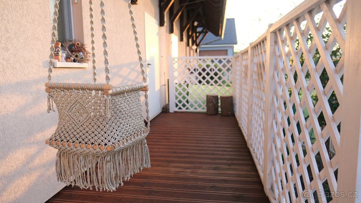 Dětská houpačka makrame - 6